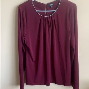 Long Sleeve Ruffle Blouse